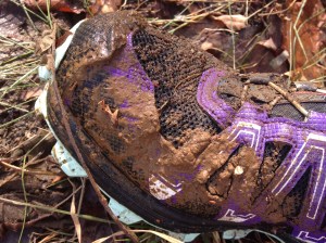 Not actually that bad.  Mud didn't get to far up my leg.